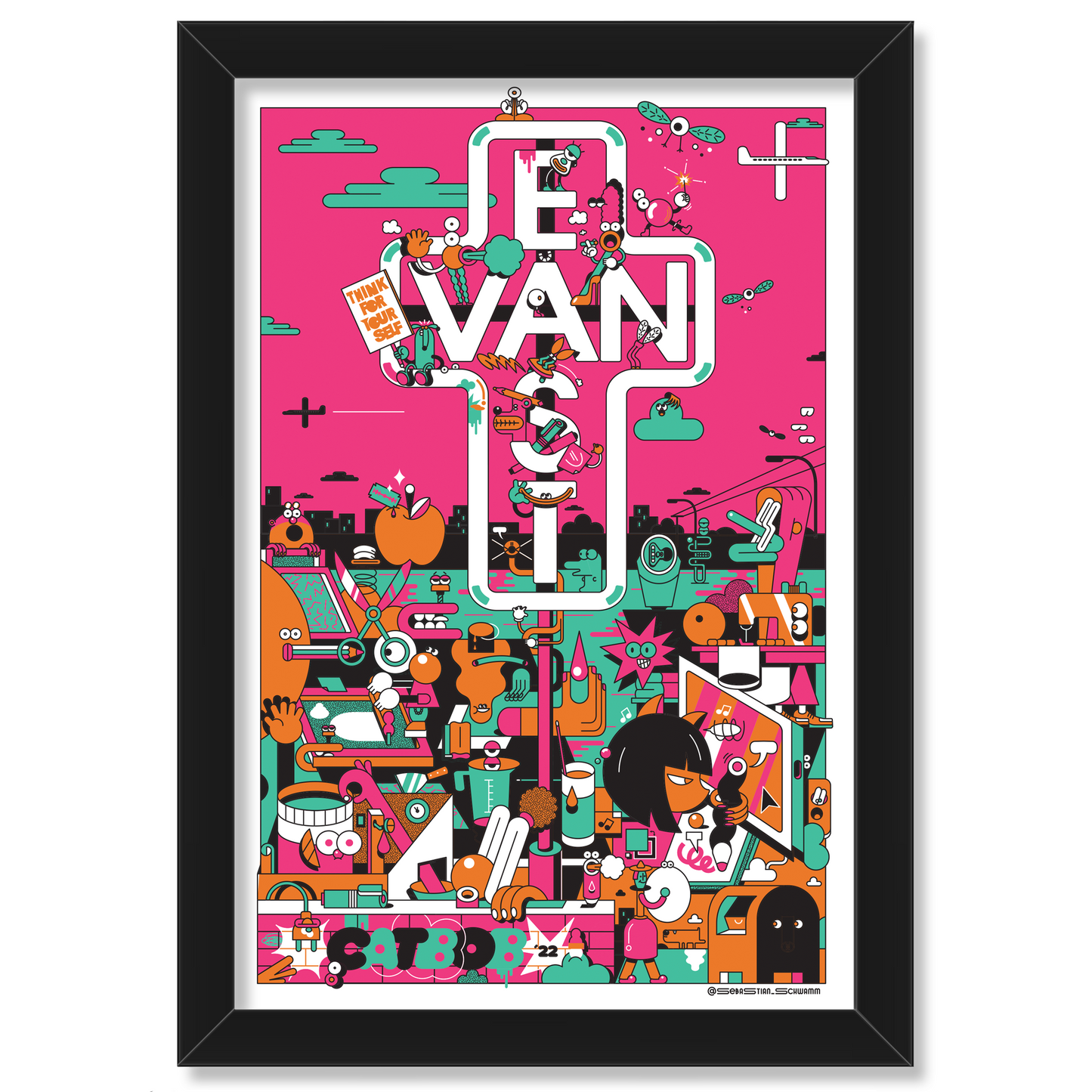 Catbob EOY Poster: East Van